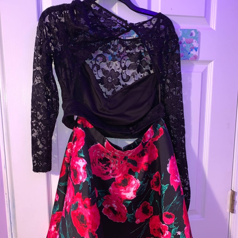 B. Darlin Black Two Piece Dress